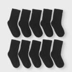 ONLY $5 Boys Cushioned Crew Socks 10-Pack Thumbnail