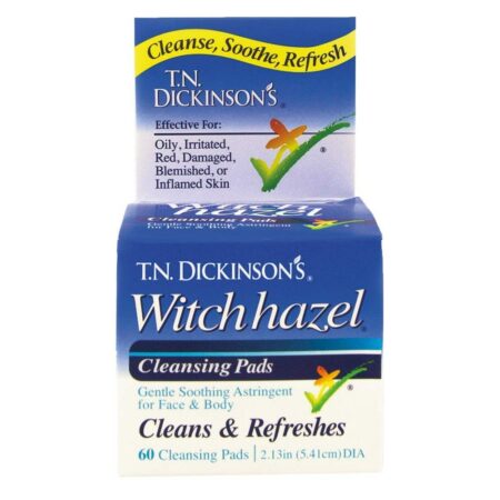 PRICE DROP! ONLY $3.99! T.N. Dickinson’s Witch Hazel Cleansing Pads 60 Count Thumbnail