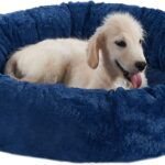 NOW $63.74 Large Calming Donut Cat & Dog Bed in Shag and Lux Fur Thumbnail
