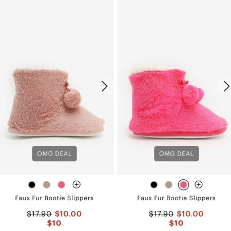 Hot deal! $10 fur booties Thumbnail