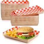 30% OFF!  80 Pack Paper Food Serving Trays, 2 LB Cardboard Food Boats ONLY $16 Thumbnail
