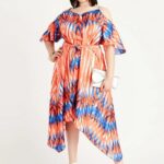 Cold Shoulder Stripe Print Dress ONLY $10! (WAS $64) Thumbnail