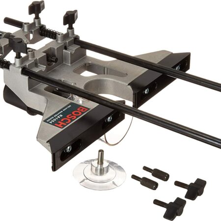 BOSCH Deluxe Router Edge Guide with Dust Extraction Hood & Vacuum Hose Adapter $30 Thumbnail