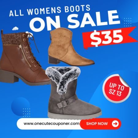All Womens Boots Only $35! Up to size 13 wide! Thumbnail