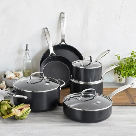 NOW $199! GreenPan SEARSMART CERAMIC NONSTICK 10-PIECE COOKWARE SET (was $499) Thumbnail