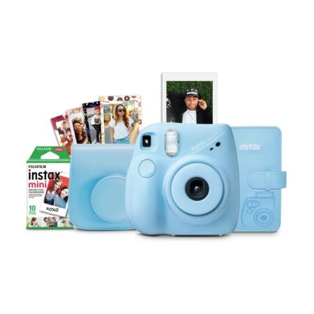 ONLY $55! Fujifilm INSTAX Mini 7+ Bundle (10-Pack film, Album, Camera Case, Stickers) Thumbnail