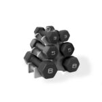 PRICE DROP! CAP Barbell 32 lb Neoprene Dumbbell Set with Rack ONLY $39! (Was $79) Thumbnail