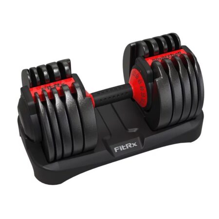 50% OFF! FitRx SmartBell, Quick Select Adjustable Dumbbell, 5-52.5 Lb. Thumbnail