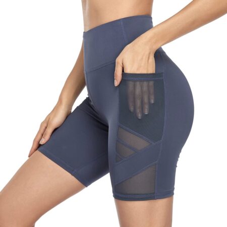 ONLY $6.99! Women’s Mesh High Waist Leggings Yoga Pants with Pockets Tummy Control Thumbnail
