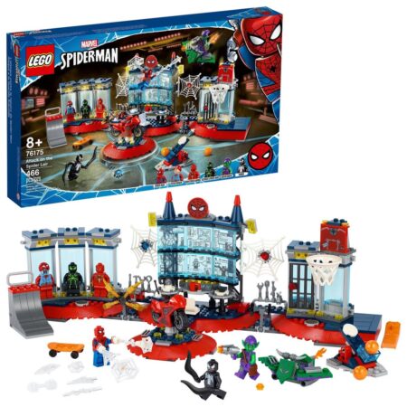 ONLY $40 LEGO Marvel Spider-Man Attack on the Spider Lair Collectible Building Toy (466 Pieces) Thumbnail