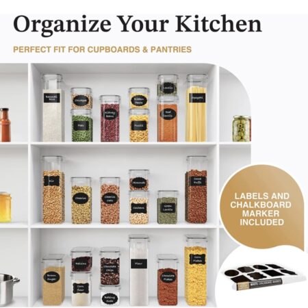 PRICE DROP! 24pc Airtight Food Container Set ONLY $48 Clip $20 off coupon<br> Thumbnail
