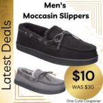 PRICE DROP! $10 (WAS $39) Men’s Moccasin Slippers Thumbnail