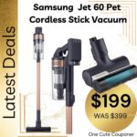 HOT DEAL! Samsung Jet 60 Pet Cordless Stick Vacuum NOW $199! (WAS $399) Thumbnail