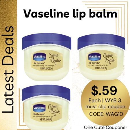 Vaseline lip balm ONLY .59 CENTS EACH! Thumbnail