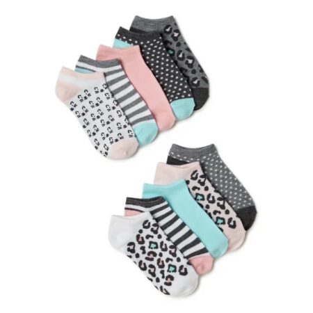 Girls No-Show Socks, 10-Pack ONLY $5 Thumbnail