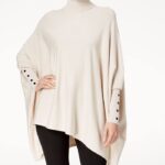 ALFANI Turtleneck Poncho Sweater NOW $29 (was $59) Thumbnail