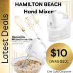 HAMILTON BEACH Hand Mixer ONLY $10! Thumbnail