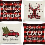 60% OFF! Throw Pillow Covers 18×18 Set of 4 Clip the coupon Thumbnail