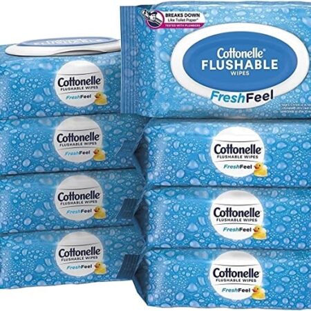 ONLY $8! Cottonelle Flushable Wipes, Adult Wet Wipes 336 Total Wipes |CLIP 40% off Coupon! Thumbnail