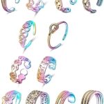 Price drop! 12 PACK Toe Rings Adjustable Rings only $3.69! Thumbnail