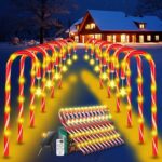 NOW $25! Outdoor Solar Christmas Candy Canes Lights, 12 Packs (MUST CLIP COUPON) Thumbnail