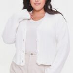 Plus Size Ribbed Cardigan Sweater | ONLY $5! (WAS $27) CODE: PLUSEXTRA50 Thumbnail