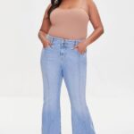 ONLY $8! (WAS $39) (USE CODE: PLUSEXTRA50 ) Plus Size High-Rise Flare Jeans Thumbnail