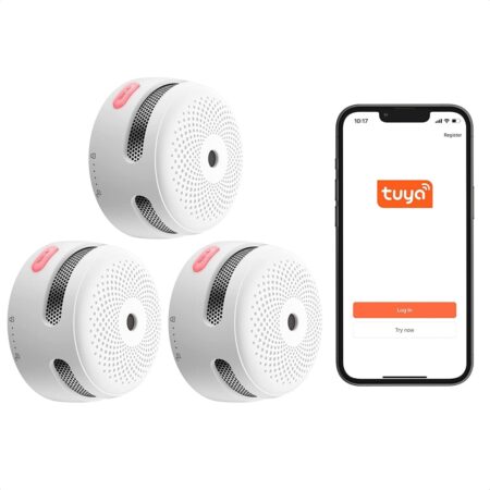 Wi-Fi Smoke Detector, Wireless Smart Fire Smoke Detector NOW $62! (WAS $107) Thumbnail