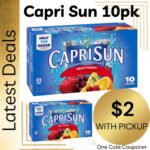 ONLY $2 EACH! Stock Up!! Capri Sun Fruit Punch – 10pk/ Must Select Pickup for lower Price Thumbnail