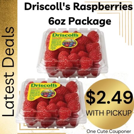 Driscoll’s Raspberries – 6oz Package | MUST PICKUP Thumbnail