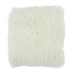 luxe high-pile faux fur throw pillow 16in (SELLING OUT FAST) ONLY $5.55 Thumbnail