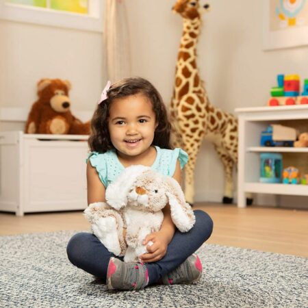 Melissa & Doug Burrow Bunny Rabbit Stuffed Animal ONLY $8.99! Thumbnail