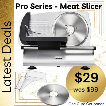 HURRY! TODAY ONLY! Pro Series Meat Slicer Only $29! (was $99) Thumbnail