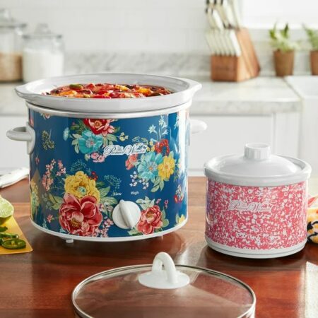 The Pioneer Woman 4-Quart & 0.65-Quart Slow Cookers Set only $15! Thumbnail