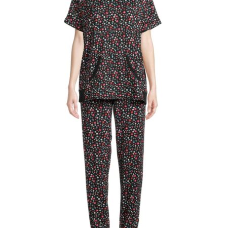 ONLY $8.88! Women’s & Women’s Plus 3-Piece Knit PJ Sets Thumbnail