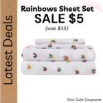 HOT DEAL! Rainbow Sheet Set ONLY $5! Thumbnail