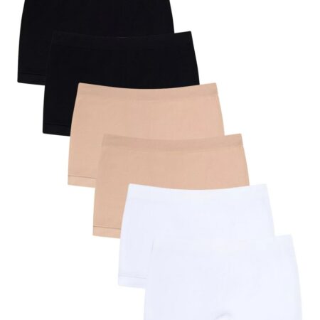 Secret Treasures Women’s Seamless Boyshort Panties 6-Pack ONLY $6.00! Thumbnail