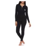 ONLY $13! U.S. Polo Assn. Women’s Ribbed Henley Long Underwear Thermal Set 2-Piece Set Thumbnail