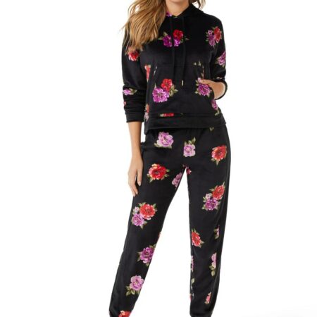 ONLY $16 Women’s Plus Size Cropped Hoodie and Jogger Pants Set Thumbnail