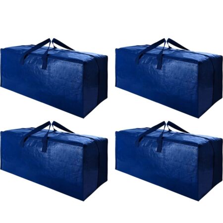 HOT DEAL! Family 4 Pack Heavy Duty Extra Large Moving Bags with Backpack Straps – Strong Handles & Zippers  NOW $19 (was $32) Thumbnail