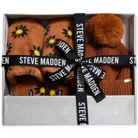 Women’s Steve Madden Faux Fur Pom Beanie & Slippers Gift Set Sale: $20 ( was $50) Thumbnail