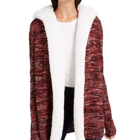 PRICE DROP! Juniors Trim Sherpa Cardigan ONLY $19.99 (was $44)! Thumbnail