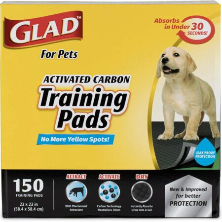 Glad for Pets Black Charcoal Puppy Pads 150 count ONLY $22 (WAS $59) Thumbnail