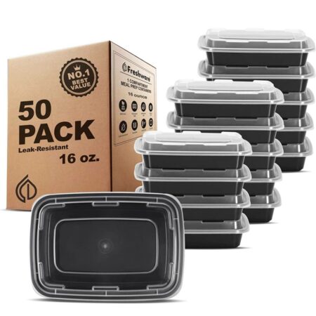 Price Drop! $22 Freshware Meal Prep Containers 50 Pack Thumbnail