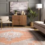 nuLOOM Alicia Medallion Rust Area Rug, 8′ x 10′ NOW $143 (was $278) Thumbnail