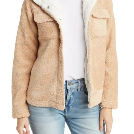 Faux Shearling Fleece Shacket BY OLIVIA SKY ONLY $20! Thumbnail