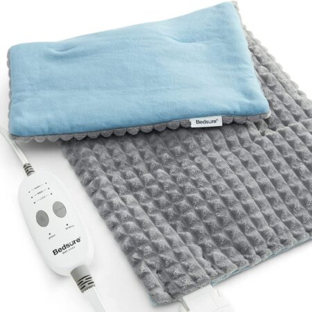 ONLY $39.99! Electric Weighted Heating Pad with Massager with 3 Heating Levels & 3 Massage Types Thumbnail