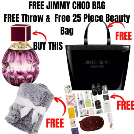 RUN DEAL! FREE Jimmy Choo Bag, Throw & FREE 25 piece Beauty Bag Thumbnail