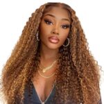 Price drop! Only $95.44! 13×4 Honey Blonde Deep Wave Human Hair Wig (was $114.99)! Thumbnail