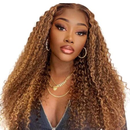 Price drop! Only $95.44! 13×4 Honey Blonde Deep Wave Human Hair Wig (was $114.99)! Thumbnail